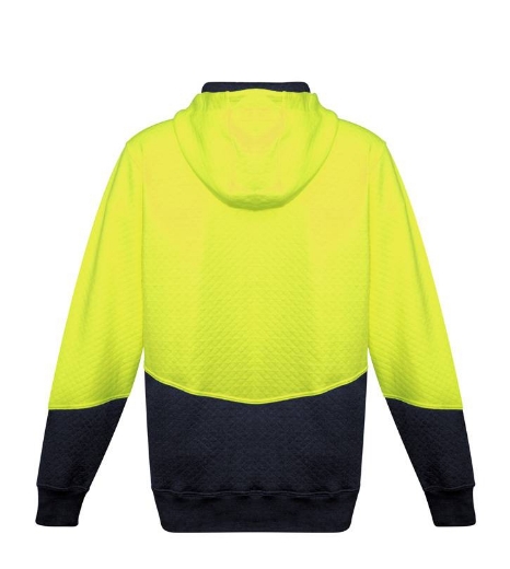 Picture of Syzmik, Unisex Hi Vis Textured Jacquard Hoodie